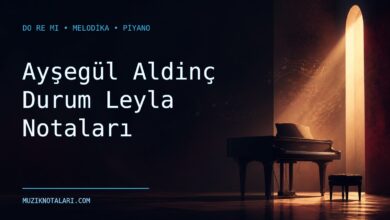 Ayşegül Aldinç Durum Leyla Notaları – Do Re Mi ve Melodika