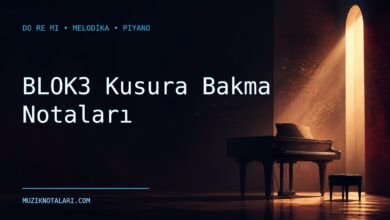 BLOK3 Kusura Bakma Notaları – Do Re Mi ve Melodika
