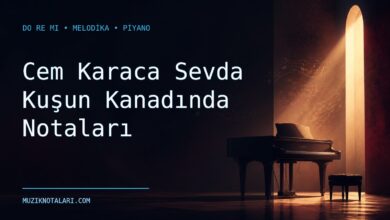 Cem Karaca Sevda Kuşun Kanadında Notaları – Do Re Mi ve Melodika