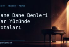 Dane Dane Benleri Var Yüzünde notaları Do Re Mi çalışma kapağı