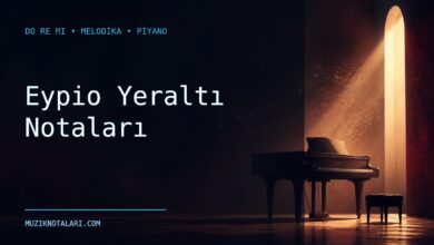 Eypio Yeraltı notaları Do Re Mi çalışma kapağı