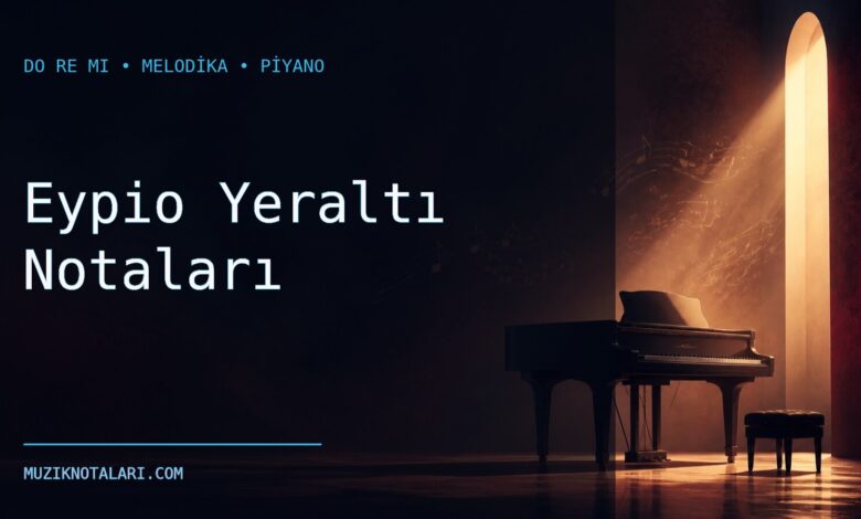 Eypio Yeraltı notaları Do Re Mi çalışma kapağı