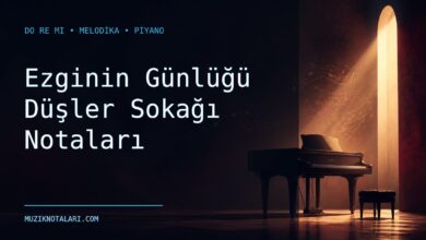 Ezginin Günlüğü Düşler Sokağı Notaları – Do Re Mi ve Melodika