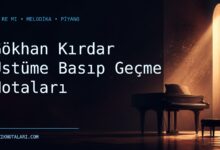 Gökhan Kırdar Üstüme Basıp Geçme notaları Do Re Mi çalışma kapağı
