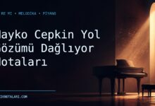 Hayko Cepkin Yol Gözümü Dağlıyor notaları Do Re Mi çalışma kapağı