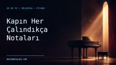 Kapın Her Çalındıkça Notaları – Do Re Mi ve Melodika