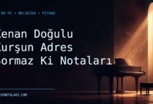 Kenan Doğulu Kurşun Adres Sormaz Ki Notaları – Do Re Mi ve Melodika