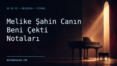 Melike Şahin Canın Beni Çekti Notaları – Do Re Mi ve Melodika