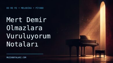 Mert Demir Olmazlara Vuruluyorum Notaları – Do Re Mi ve Melodika