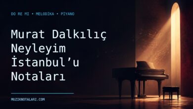 Murat Dalkılıç Neyleyim İstanbul’u Notaları – Do Re Mi ve Melodika