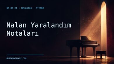 Nalan Yaralandım Notaları – Do Re Mi ve Melodika