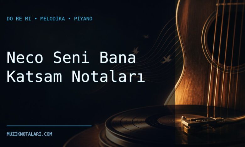 Neco Seni Bana Katsam Notaları – Do Re Mi ve Melodika