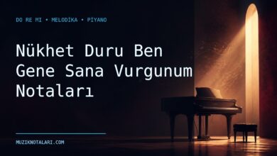 Nükhet Duru Ben Gene Sana Vurgunum notaları için Do Re Mi kapak görseli