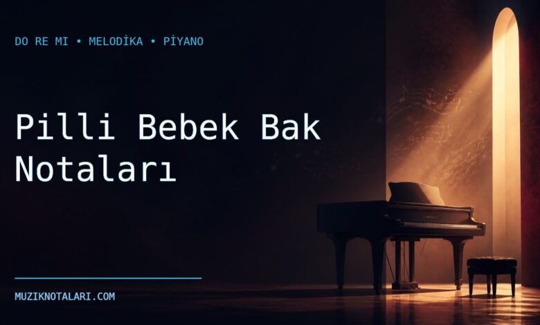 Pilli Bebek Bak Notaları – Do Re Mi ve Melodika