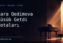 Sara Qedimova Küsüb Getdi notaları Do Re Mi çalışma kapağı