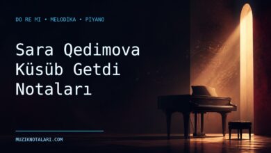 Sara Qedimova Küsüb Getdi notaları Do Re Mi çalışma kapağı