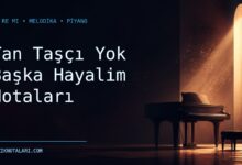 Tan Taşçı Yok Başka Hayalim Notaları – Do Re Mi ve Melodika