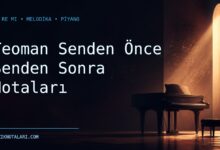 Teoman Senden Önce Senden Sonra notaları Do Re Mi çalışma kapağı