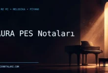 AURA PES notaları Do Re Mi ve melodika çalışma kapağı