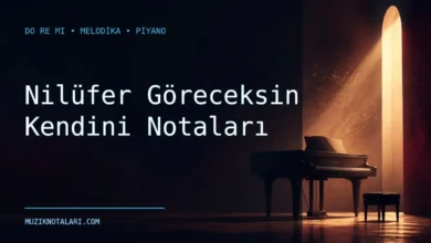Nilüfer Göreceksin Kendini notaları Do Re Mi çalışma kapağı